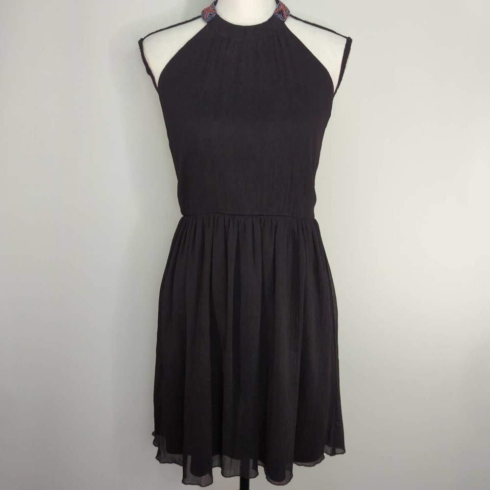 ZARA Trafaluc Collection  Black‎ Halter Mini Dress